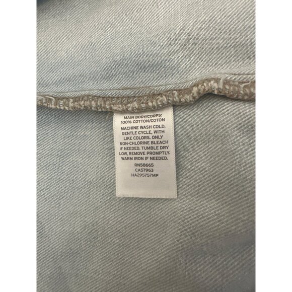 Halogen Bleached-Out Wash Denim Jacket, Size: MP - Picture 7 of 11
